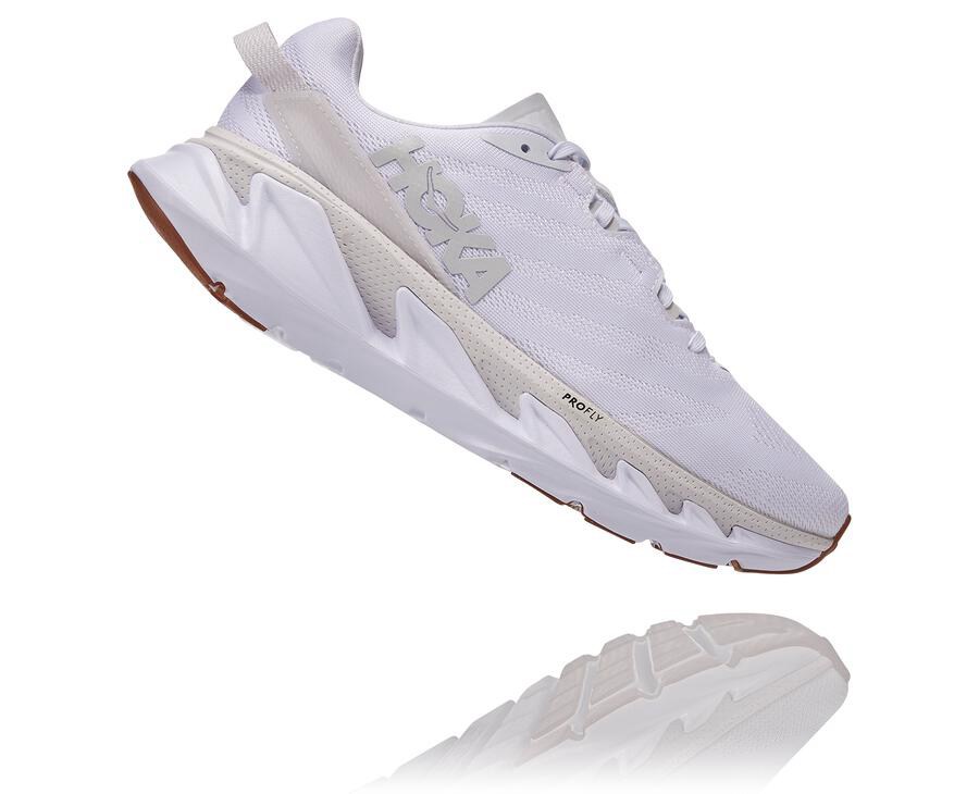 Hoka Australia One One Elevon 2 - Mens Running Shoes White - UQYVD-8073